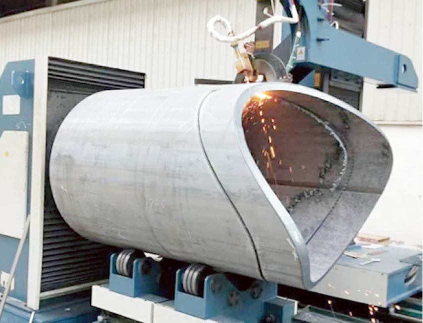 Large Pipe Cutting Machine